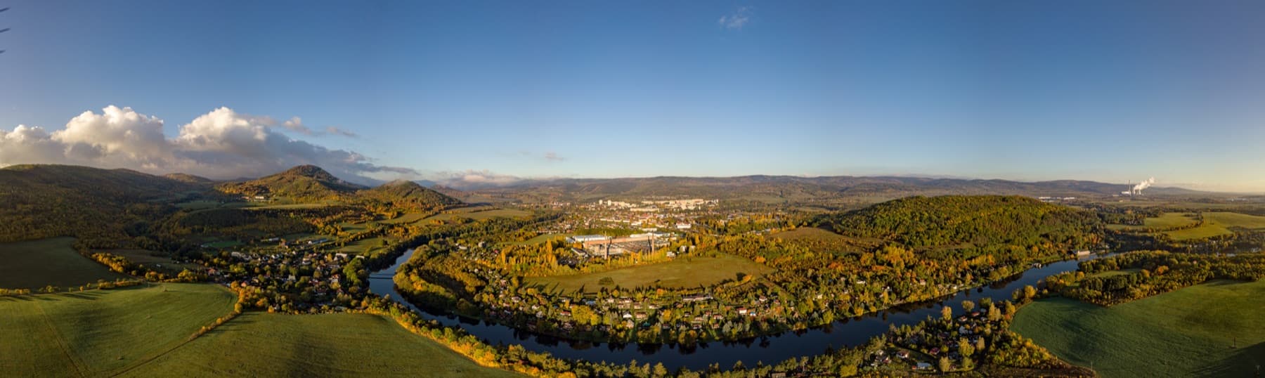 HOPI Klášterec nad Ohří aerial panorama